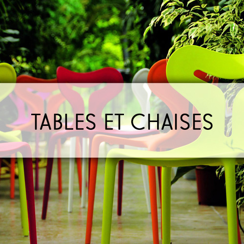 Tables et chaises LC Conception